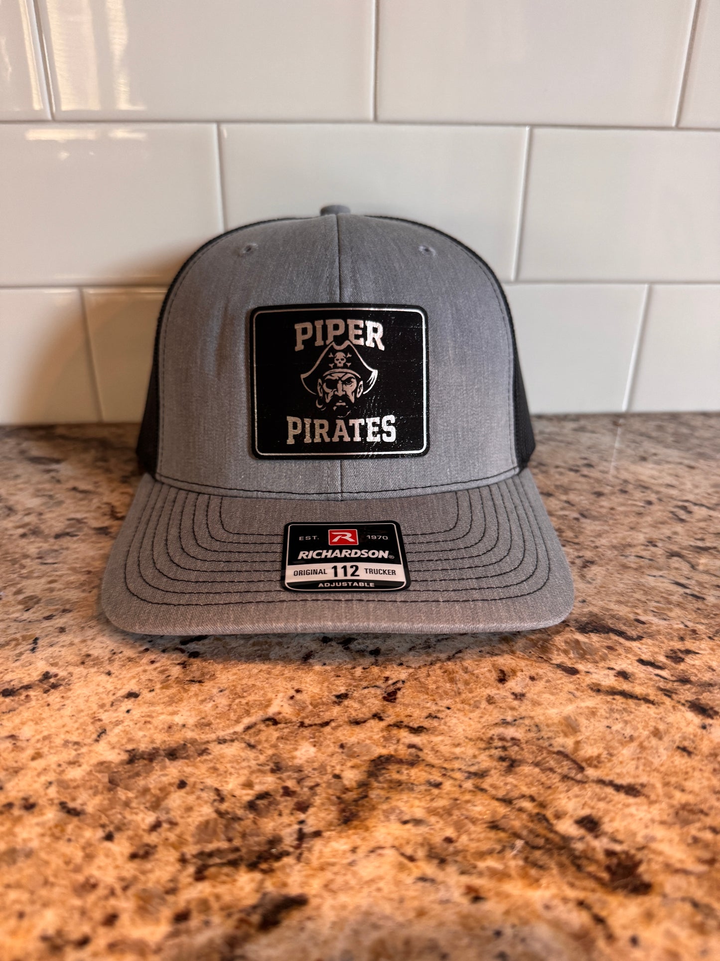 Custom Leather Patch Trucker Hat