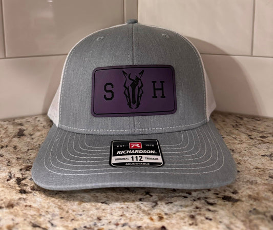 Custom Leather Patch Trucker Hat