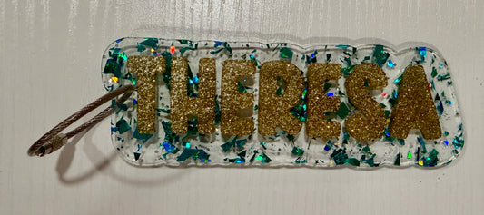 Lunchbox acrylic name tag